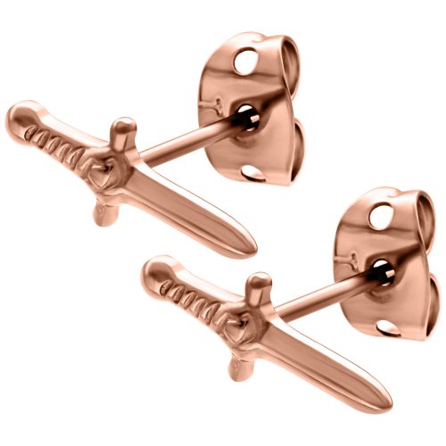 Sword Earstuds - Rosegold