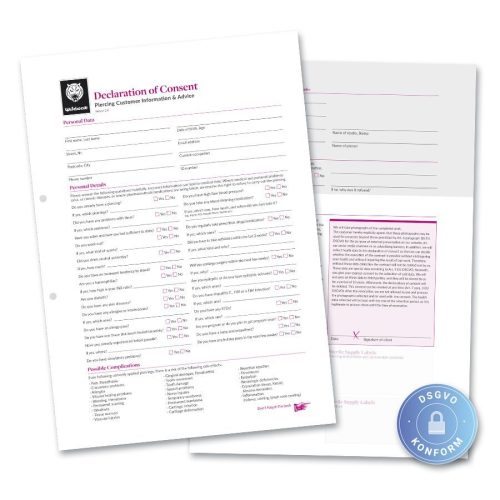 Declaration of Consent Piercing English<!--5dc55b894e354-->