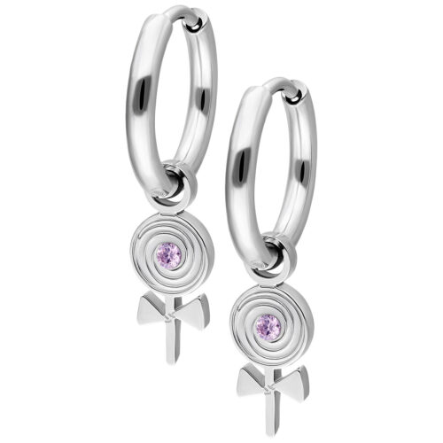 Mini Lollipop Hoops Pair