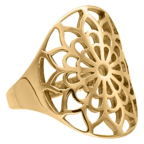 Silver Boho Flower Ring<!--5fcf92edd19f2-->