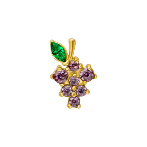 Push Fit Grape Aufsatz - Golden Metal
