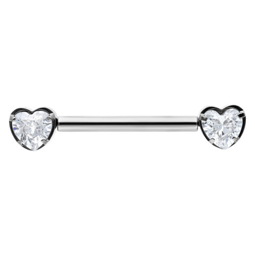 Heart Barbell in titanio
