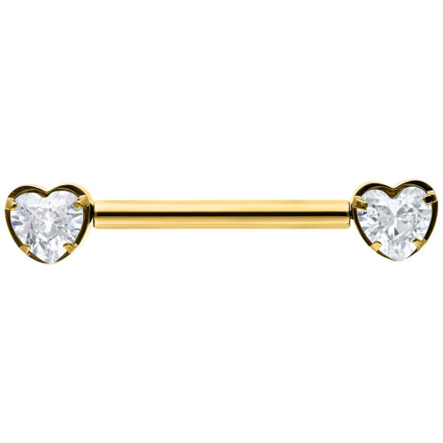 Heart Barbell in titanio