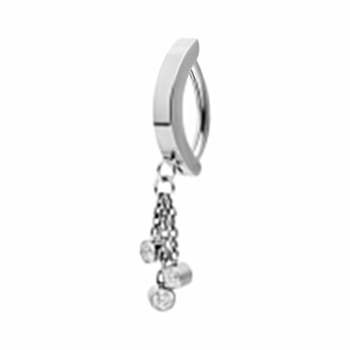 Belly Arch Clicker with Crystal Hanger