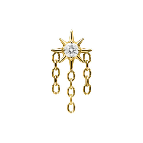 Push Fit Shooting Star Attachment - Golden Metal