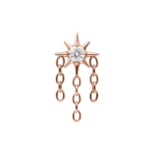 Push Fit Shooting Star Attachment - Rosegold