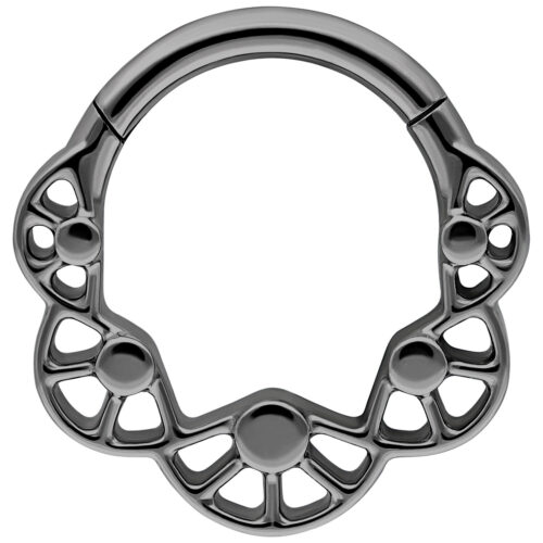 Bubble Plate Clicker - Black Metal