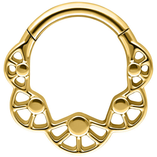 Bubble Plate Clicker - Golden Metal