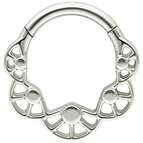 Bubble Plate Clicker - Or blanc